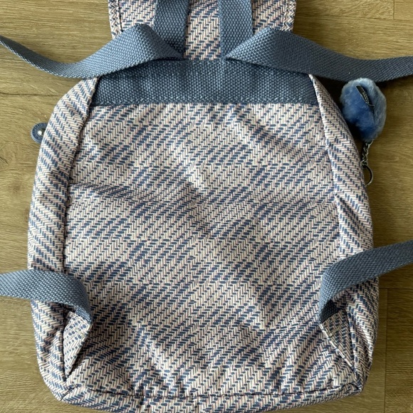 Kipling Firefly Backpack Eternal Tweed Blue Pink - Picture 14 of 14
